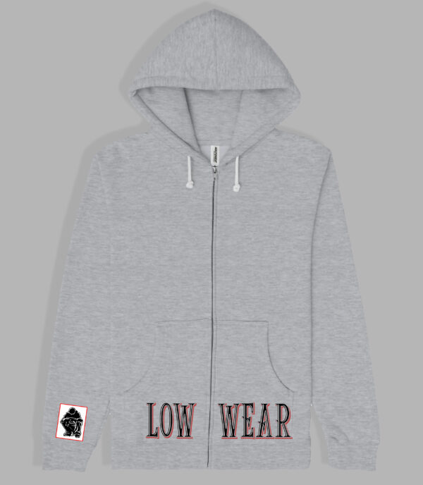Low Wear cotton zip  Hoodie