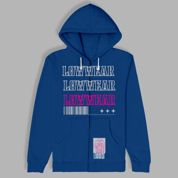 3 Low wear cotton zip Hoodie