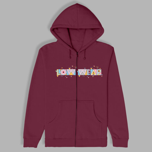 Low wear Multi Color Cotton zip Hoodie