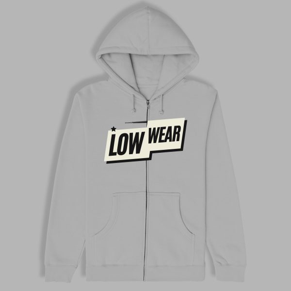 Low wear print Cotton zip Hoodie