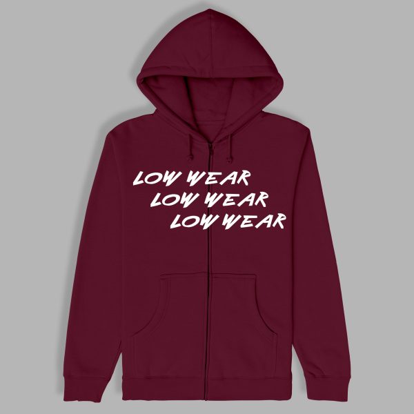 Low wear 3 times Cotton zip hoodie