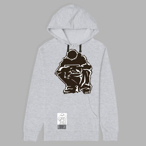 Low wear logo Cotton pullover Hoodie