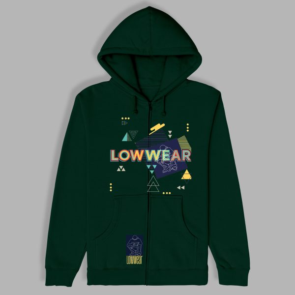 Low wear Multi color Cotton zip Hoodie