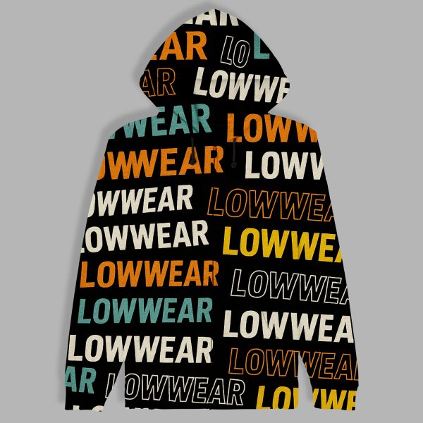 Low wear all over Cotton zip Hoodie