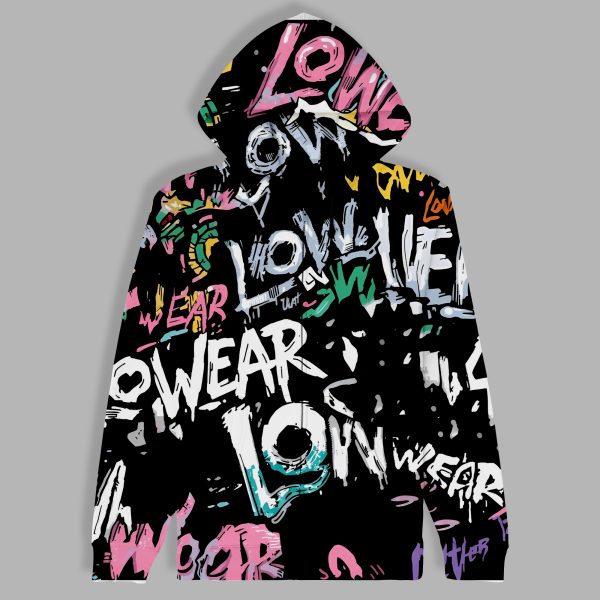 Low wear side print Cotton zip Hoodie